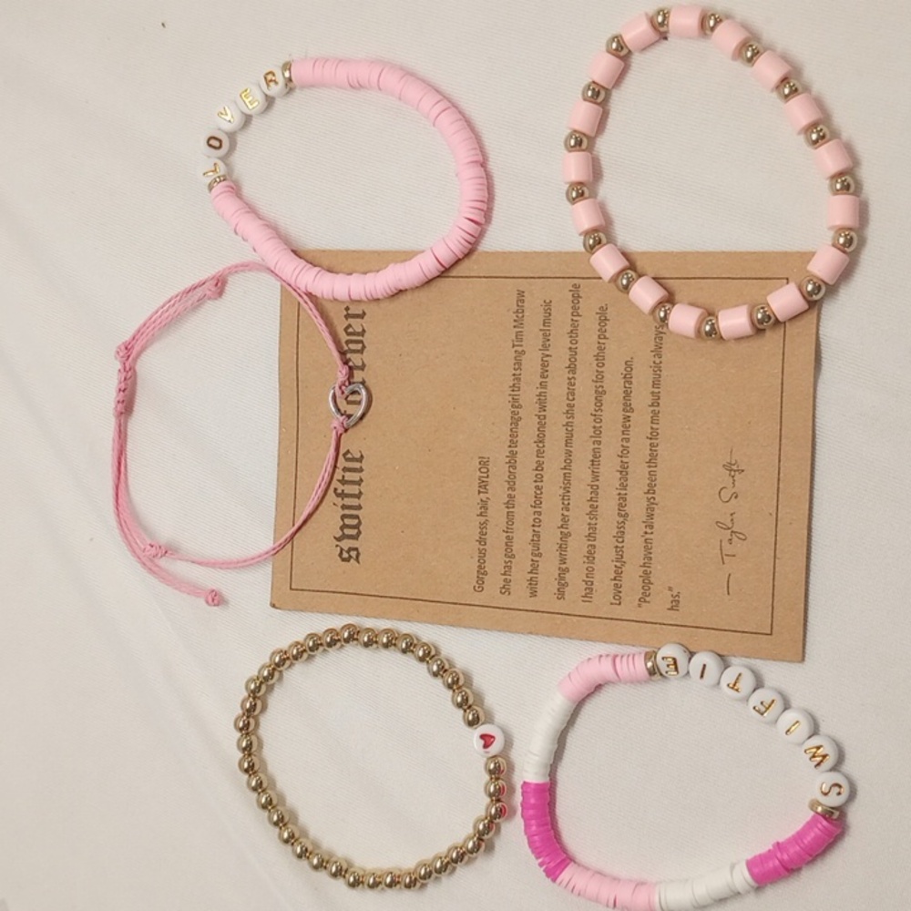 Taylor Swift Set of Five Bracelets